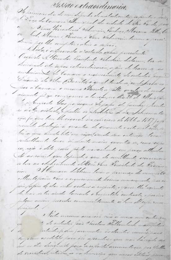 LACM - Livro de Atas da Camara Municipal - Livro n° 12 - 1866 à 1872