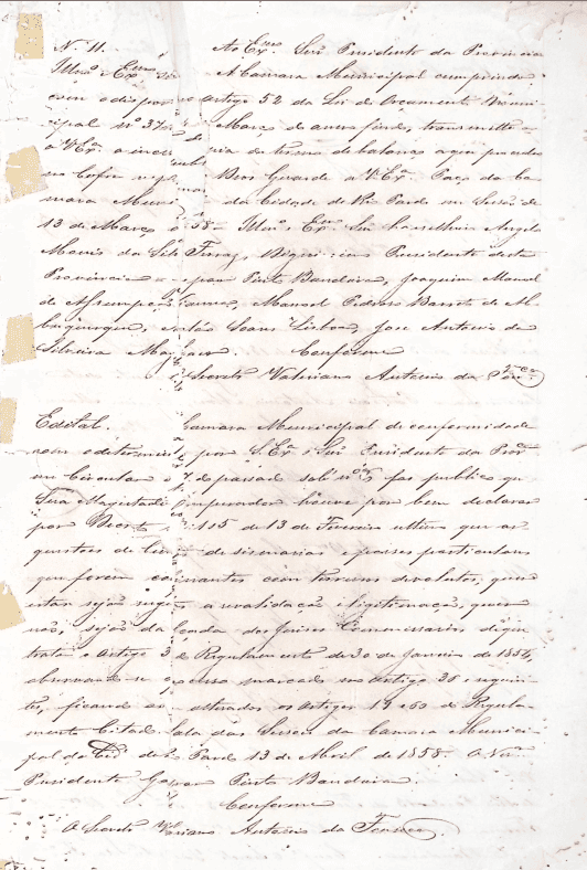 LRGC - Livro de Registro Gerais da Câmara de Rio Pardo - Livro n° 24 - 1858 à 1865